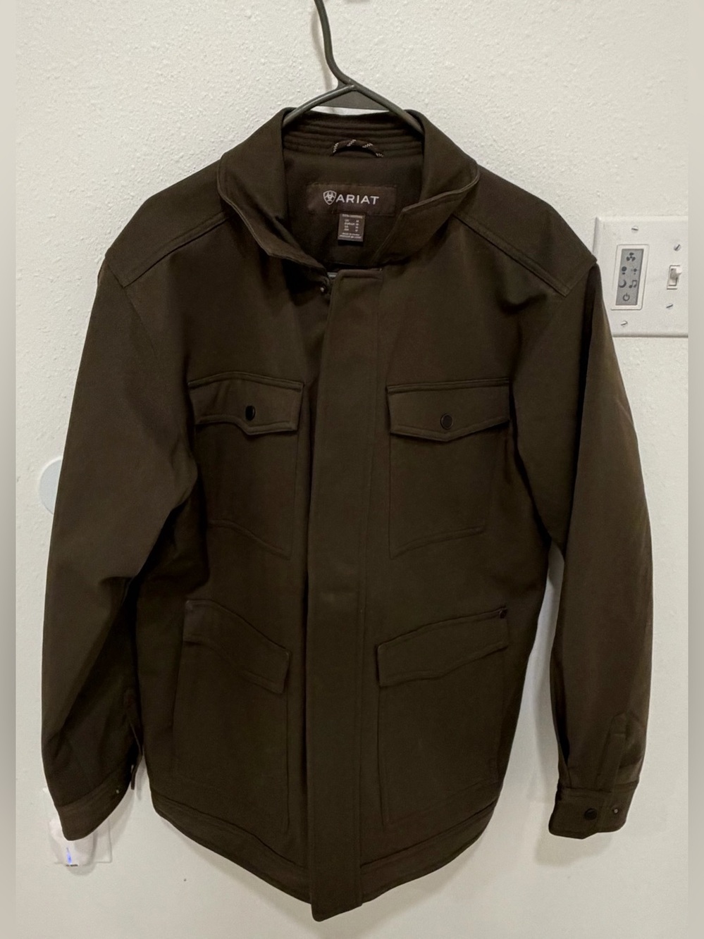 Ariat Men's Abilene Coat Jacket Insulated Wren Heather Brown Medium NWOT - Picture 9 of 11